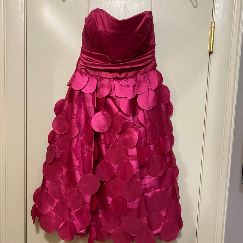 Hot pink dress
